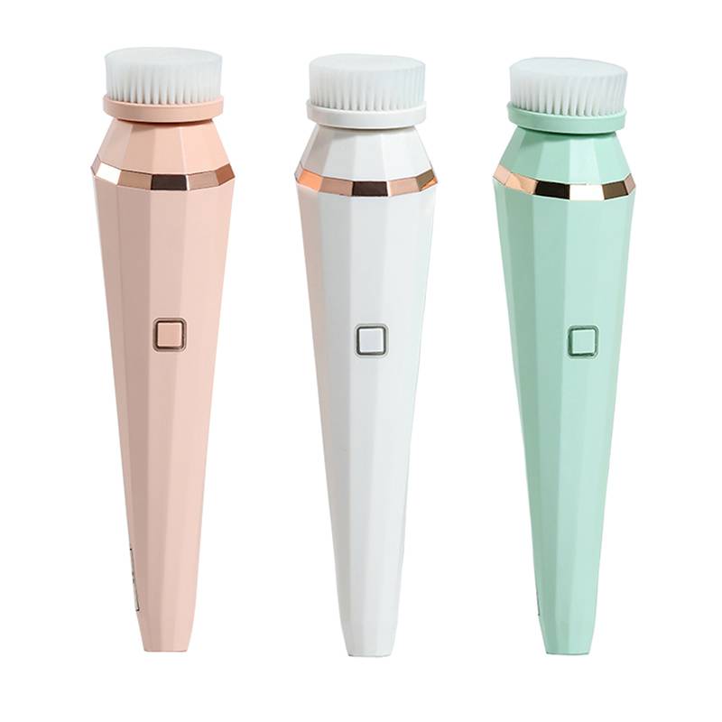 Electric Wash Face Machine Mini Face Massager Vibration Brush 4 In 1 Waterproof Electric Face Facial Cleansing Brush